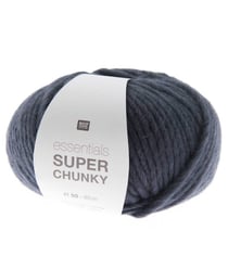 Laine à tricoter Essentials Super Chunky 50 gr - Rico Design 05 Bleu