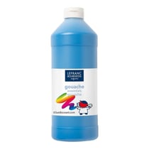 Bouteille De Peinture Gouache - Essentiels - 1 L - Bleu Primaire - Lefranc Bourgeois