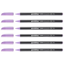 Lot de 6 feutres de coloriage pointe fine - EDDING - Lavande baies - 1 mm