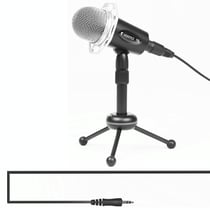 Microphone Professionnel Pour Jeu Avec Trépied Compatible PC Et Mac Noir Noir YONIS