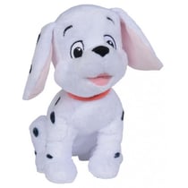 Peluche disney 101 dalmatiens chien blanc et noir rolly 33 cm - nicotoy