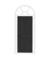 Porte miniature avec arc - Noir et Blanc - 23 x 10 cm pour le monde des Lutins - Rico Design Bois