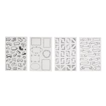 Sticker Labels, FSC MixCred, assorti, 4feuilles