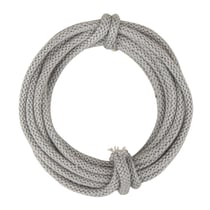 Tube tricoté avec fil, gris, 3 m