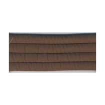 Bobine 10m sangle matelassée 35mm Marron Chocolat