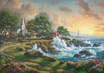 Puzzle 1000 pièces - Refuge au Bord de la Mer - Schmidt Spiele