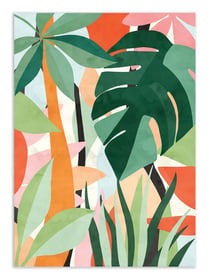 Affiche 30 x 40 cm - Tropical Leaves - El Buen Limon