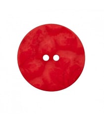 Bouton Rond ondulé 2 trous 18 à 23mm - Prym 23 Rouge