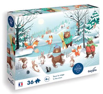 Puzzle 36 pieces - Sous la Neige - Calypto -