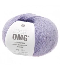 Fil exceptionnel à tricoter Luxury OMG - Rico Design 05 Lilas clair