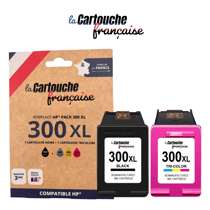 Cartouche Compatible HP 300XL Pack de 2 - La Cartouche Française