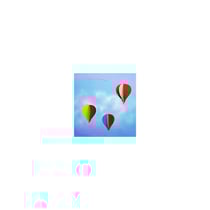 Flensted Mobile 3 Montgolfières - Décoration Aérienne Élégante