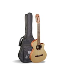 Laqant “Alquimia” 4/4 CW– Guitare Classique+Housse-Naturelle Mate