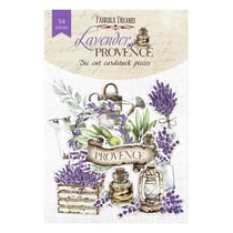 Die cuts formes décoratives scrapbooking Fabrika Décoru 54 pièces LAVENDER PROVENCE