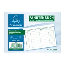 Carnet de route A6 H 40 pages DE - Visuel - x 10 - Exacompta
