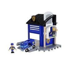 Commissariat de Police - Accessoire son et lumiere pour circuit de train en bois - Ravensburger - Des 3 ans - 33813