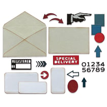 Matrices de découpe - Postale - 48 dies Thinlits - Tim Holtz - Sizzix