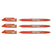 Lot de 3 Stylos roller FriXion Ball Pointe Moyenne Orange