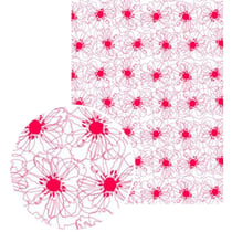 Graine Créative - Papier patch GluePatch Coquelicot