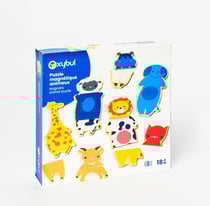 Puzzle magnétique animaux Oxybul