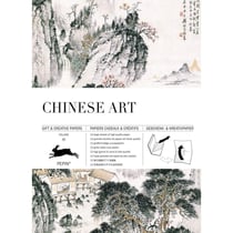 Papiers créatifs - Œuvres d'art chinois - Scrapbooking - 12 feuilles - 50x70cm