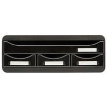 Module de classement Toolbox 4 tiroirs Glossy - Noir brillant - Exacompta