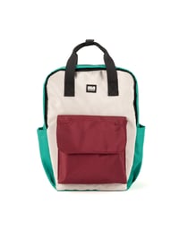 Sac à dos - Rio 15'' Vert/Blanc/Bourgogne - Urbanite