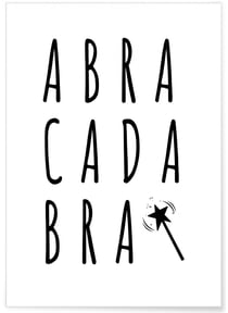 Affiche Abracadabra | A3 : 29,7x42cm