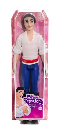 Poupée prince eric - disney princess - mattel - hlv97 - ariel, la petite sirène