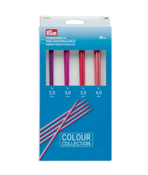 Set Aiguilles doubles pointe 20 cm du N°2,5 à 4 - Prym Multicolore