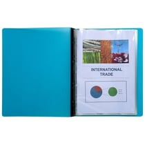 Faisceaux standard Jowarel en polypropylène 20 vues - A4 - Cristal - x 20 - Exacompta