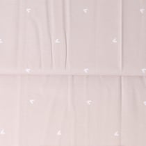 Tissu Popeline de Coton  cœurs Anna sur fond Beige sable