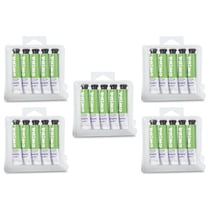 Lot de 5 tubes 12 ml - Peinture gouache PRIMO - Vert brillant 610 - Fine