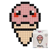 Kit mosaïque DIY pixel art - Glace kawaii - Mini