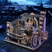 Maquette 3d - Circuit à Billes Ultime