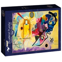 Puzzle 1000 pièces - Kandinsky - Jaune, Rouge, Bleu, 1925 - Bluebird Puzzle