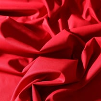 Tissu Coton uni Grande largeur 280cm Santorin Rouge