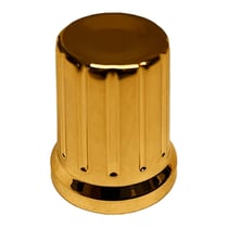 Chroma Caps Thin Encorder V2 Chrome Gold DJ TechTools