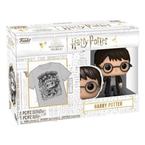 Harry Potter - Set POP! & Tee figurine et T-Shirt Harry Potter (FL) (Taille M)