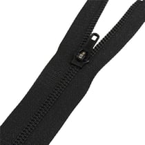 Fermeture non séparable mailles spirales spéciale pantalon - noir