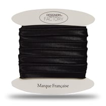 Passepoil satin noir vendu par 10 mètres – designers-factory