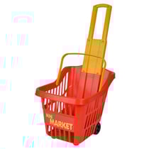 Panier à roulettes pour courses - jeu d'imitation - supermarché, épicerie