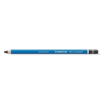 Crayon graphite STAEDTLER - Mars Lumograph 100 - Mine 2 mm - 8B - Bleu - Lot de 12