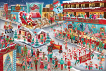 Puzzle 2000 pièces - Parade du Père Noël - Cobble Hill