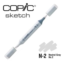 Copic - Marqueur à l'alcool Copic Sketch N2 Neutral Gray No.2