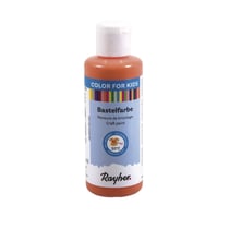 Peinture de bricolage pour enfants, orange, flacon 80ml