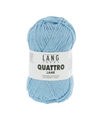 Fil à tricoter de coton QUATTRO LAME - Lang Yarns 21 Bleu