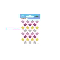 28 Stickers Etoiles - Paillettes - 1,8 cm