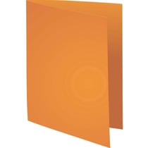 Paquet de 100 chemises Super Exacompta 24 x 32 cm carte rigide orange