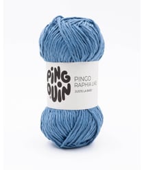Découvrez le Fil Pingo Raphia Like de Pingouin : Un Must-Have pour Vos Projets de Décoration et d'Accessoires Jeans Bleu
